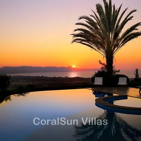 Villa Amazing Luxury Villa, Enormous Heated Pool Jacuzzi, Gym, Games In Paphos, Argaka