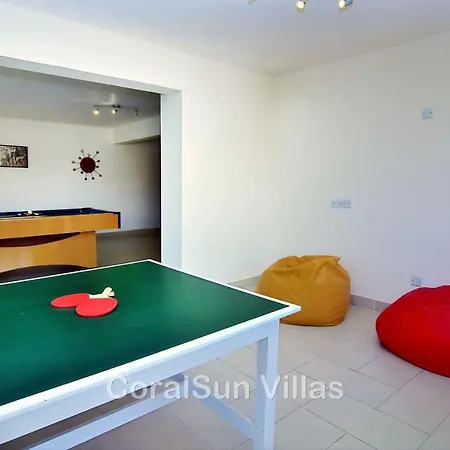 Villa Amazing Luxury Villa, Enormous Heated Pool Jacuzzi, Gym, Games In Paphos, Argaka