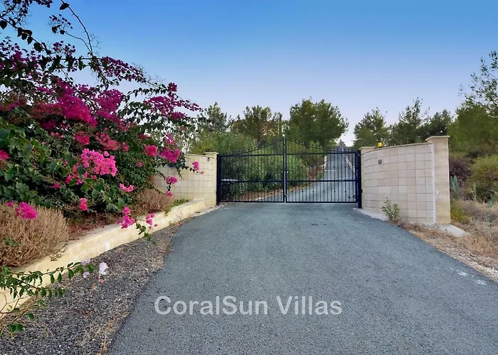 Amazing Luxury Villa, Enormous Heated Pool Jacuzzi, Gym, Games In Paphos,